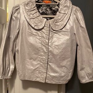 𝅺ELLA rose silver jacket